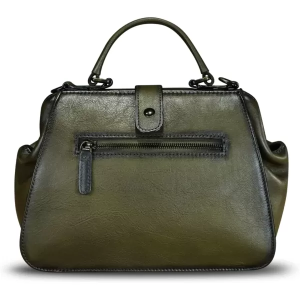 Genuine Leather Satchel for Women Vintage Purse Handmade Handbag Crossbody Bag Shoulder Purse