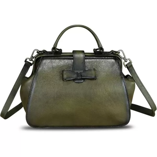 Genuine Leather Satchel for Women Vintage Purse Handmade Handbag Crossbody Bag Shoulder Purse