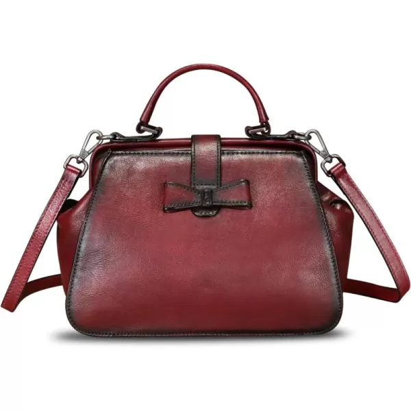 Genuine Leather Satchel for Women Vintage Purse Handmade Handbag Crossbody Bag Shoulder Purse