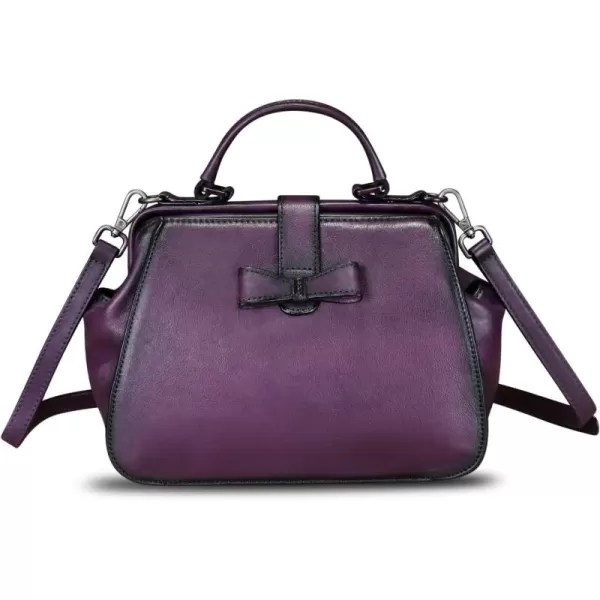 Genuine Leather Satchel for Women Vintage Purse Handmade Handbag Crossbody Bag Shoulder Purse