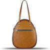 imageGenuine Leather Handbag Purse for Women Retro Top Handle Bags Satchel Handmade Vintage Crossbody Shoulder BagBrown