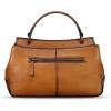 imageGenuine Leather Handbag Satchel for Women Retro Leather Crossbody Bag Pouch Vintage Ladies Handbag PurseBrown