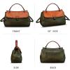 imageGenuine Leather Handbag Satchel for Women Retro Leather Crossbody Bag Pouch Vintage Ladies Handbag PurseGreenrf