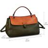 imageGenuine Leather Handbag Satchel for Women Retro Leather Crossbody Bag Pouch Vintage Ladies Handbag PurseGreenrf