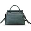imageGenuine Leather Handbag for Women Retro Leather Crossbody Bag Pouch Vintage Handbag Purse Ladies SatchelDarkgrey
