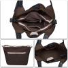 imageGenuine Leather Handbag for Women Vintage Handmade Shoulder Bag Purse Tote Cowhide Satchel Crossbody TopHandle BagDarkgrey