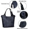 imageGenuine Leather Handbag for Women Vintage Handmade Shoulder Bag Purse Tote Cowhide Satchel Crossbody TopHandle BagDarkgrey