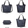 imageGenuine Leather Handbag for Women Vintage Handmade Shoulder Bag Purse Tote Cowhide Satchel Crossbody TopHandle BagDarkgrey