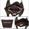 imageGenuine Leather Handbag for Women Vintage Handmade Shoulder Bag Purse Tote Cowhide Satchel Crossbody TopHandle BagGreen
