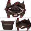 imageGenuine Leather Handbag for Women Vintage Handmade Shoulder Bag Purse Tote Cowhide Satchel Crossbody TopHandle BagRed