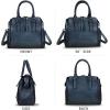 imageGenuine Leather Handbags Satchel for Women Purse Vintage Handmade TopHandle Handbag Crossbody Shoulder BagDarkgrey
