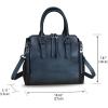 imageGenuine Leather Handbags Satchel for Women Purse Vintage Handmade TopHandle Handbag Crossbody Shoulder BagDarkgrey
