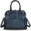imageGenuine Leather Handbags Satchel for Women Purse Vintage Handmade TopHandle Handbag Crossbody Shoulder BagDarkgrey