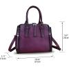 imageGenuine Leather Handbags Satchel for Women Purse Vintage Handmade TopHandle Handbag Crossbody Shoulder BagPurple