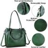 imageGenuine Leather Handbags for Women Satchel Purses Vintage Handmade Shoulder Bag Top Handle Handbag TotesGreen
