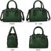 imageGenuine Leather Handbags for Women Vintage Handmade TopHandle Handbag Purse Shoulder Bag Cowhide Satchel BagsGreen