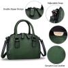 imageGenuine Leather Handbags for Women Vintage Handmade TopHandle Handbag Purse Shoulder Bag Cowhide Satchel BagsGreen