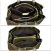imageGenuine Leather Handbags for Women Vintage Real Leather Messenger Bag Shoulder Bag Crossbody Bag Satchel PurseGreen
