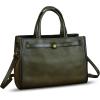 imageGenuine Leather Handbags for Women Vintage Real Leather Messenger Bag Shoulder Bag Crossbody Bag Satchel PurseGreen