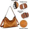 imageGenuine Leather Hobo Bag for Women Tote Bag Vintage Handmade Shoulder Bag Crossbody Satchel Purses PouchBrown