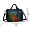 imageGenuine Leather Satchel Handbag for Women Retro Handmade Top Handle Crossbody Shoulder Bag PursesMulticolor1