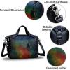 imageGenuine Leather Satchel Handbag for Women Retro Handmade Top Handle Crossbody Shoulder Bag PursesMulticolor1