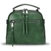 imageGenuine Leather Satchel Purse for Women Retro Cowhide Handmade Top Handle Handbag Designer Crossbody BagsGreen