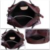 imageGenuine Leather Satchel Purse for Women Retro Handmade Top Handle Handbag Designer Crossbody BagsCoffee