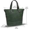 imageGenuine Leather Satchel Purses Handbags for Women Top Handle Bags Lady Crossbody Shoulder Tote BagGreen