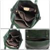 imageGenuine Leather Satchel Purses Handbags for Women Top Handle Bags Lady Crossbody Shoulder Tote BagGreen
