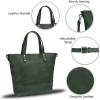 imageGenuine Leather Satchel Purses Handbags for Women Top Handle Bags Lady Crossbody Shoulder Tote BagGreen