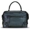 imageGenuine Leather Satchel for Women Purse Vintage Handmade Top Handle Handbag Retro Designer Crossbody Bag PurseDarkgrey