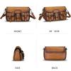 imageGenuine Leather Satchel for Women Vintage Handbag Purse Handmade Retro Crossbody Bag Purse Shoulder BagBrown