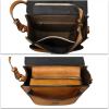 imageGenuine Leather Satchel for Women Vintage Purse Handmade Handbag Retro Designer Crossbody BagBrown