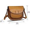 imageGenuine Leather Satchel for Women Vintage Purse Handmade Handbag Retro Designer Crossbody BagBrown