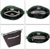 imageGenuine Leather Shoulder Bag Purses Handbags for Women Top Handle Satchel Bags Lady Crossbody Shoulder Tote BagGreen