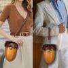 imageGenuine Leather Small Bag for Women Vintage Handmade Design Cute Cell Phone Purse Satchel Handbag Unique Fashion Shoulder Crossbody Bag