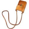 imageGenuine Leather Small Purses Phone Bag for Women Vintage Handmade Mini Crossbody Bag Shoulder Bag Phone PouchBrown