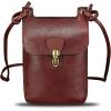 imageGenuine Leather Small Purses Phone Bag for Women Vintage Handmade Mini Crossbody Bag Shoulder Bag Phone PouchCoffee