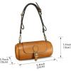 imageGenuine Leather Small Purses Shoulder Bag for Women Vintage Handmade Fashion Crossbody Bag SatchelBrown