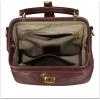 imageGenuine Leather Small Purses and Handbags for Women Designer Vintage Doctor Style Crossbody Bag Shoulder Satchel Phone BagCoffee