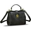 imageGenuine Leather Small Purses and Handbags for Women Designer Vintage Doctor Style Crossbody Bag Shoulder Satchel Phone BagDarkgrey