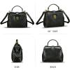 imageGenuine Leather Small Purses and Handbags for Women Designer Vintage Doctor Style Crossbody Bag Shoulder Satchel Phone BagDarkgrey