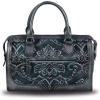 imageGenuine Leather Top Handle Handbag for Women Handmade Vintage Satchel Retro Cowhide Crossbody Handbags Purse Hobo BagsDarkgrey