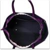 imageGenuine Leather Top Handle Handbag for Women Retro Satchel Vintage Cowhide Handmade Crossbody Handbags Purse Hobo BagPurple