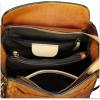 imageLRTO Genuine Leather Purses and Handbags for Women Retro Embossed Crossbody Shoulder Bag Satchel PouchBrown