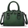 imageGenuine Leather Handbags for Women Vintage Handmade TopHandle Handbag Purse Shoulder Bag Cowhide Satchel BagsGreen