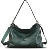 imageGenuine Leather Hobo Bag for Women Tote Bag Vintage Handmade Shoulder Bag Crossbody Satchel Purses PouchGray
