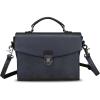 imageGenuine Leather Satchel Purse for Women Vintage Handmade Top Handle Handbag Retro Designer Crossbody BagsBlack