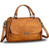 imageGenuine Leather Satchel Purses for Women Vintage Handmade Handbag Crossbody Shoulder BagBrown